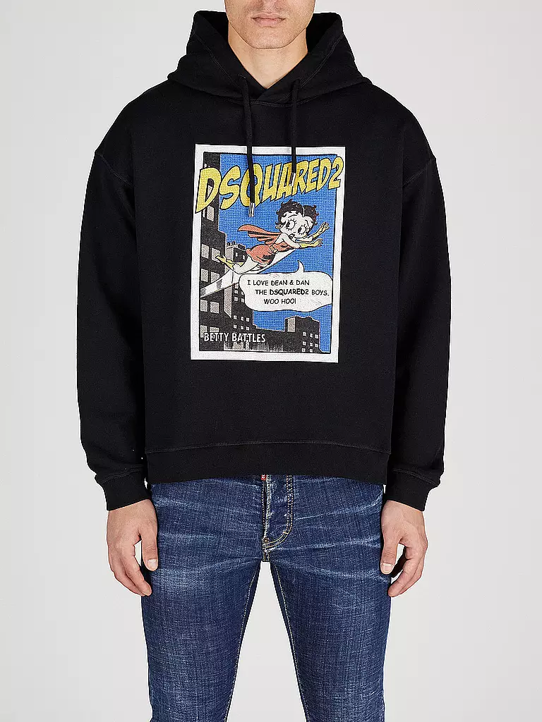 DSQUARED2 | Felpa con cappuccio - Hoodie | Nero