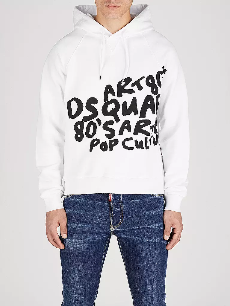 DSQUARED2 | Felpa con cappuccio - Hoodie | Bianco