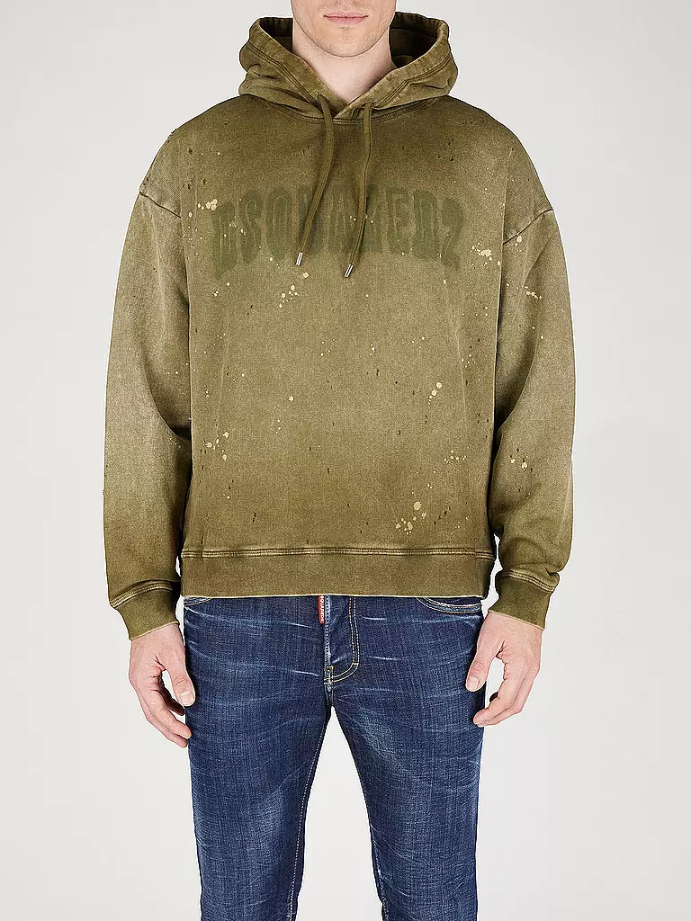 DSQUARED2 | Felpa con cappuccio - Hoodie | Oliva