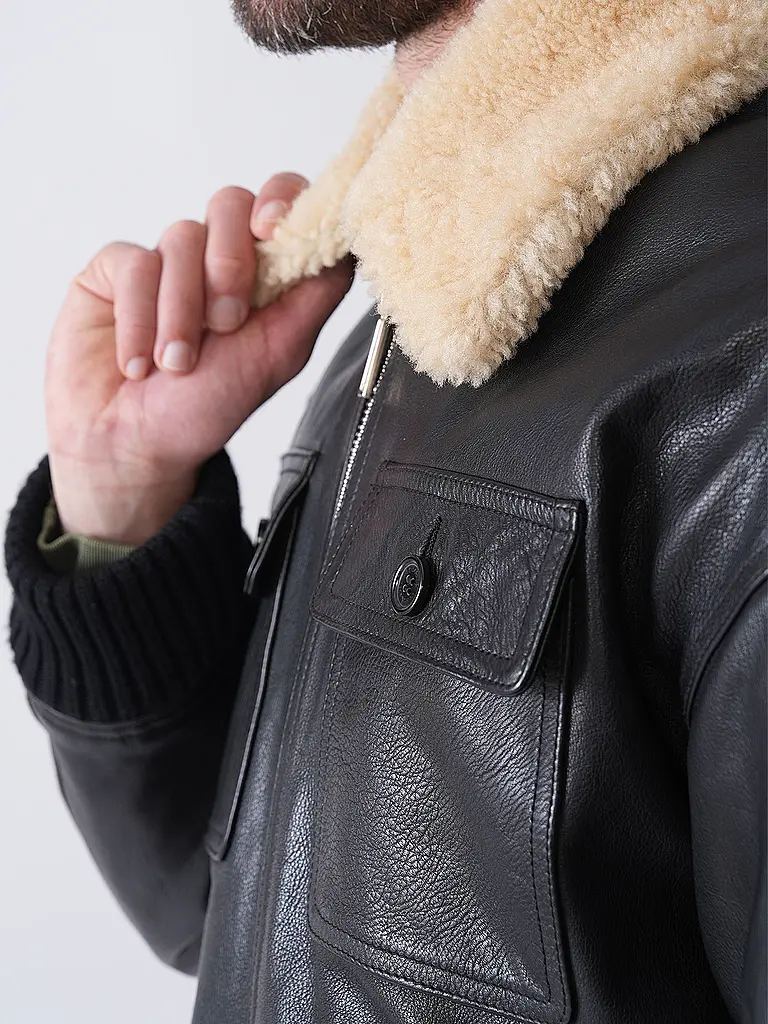 DSQUARED2 | Giacca in pelle AVIATOR | 