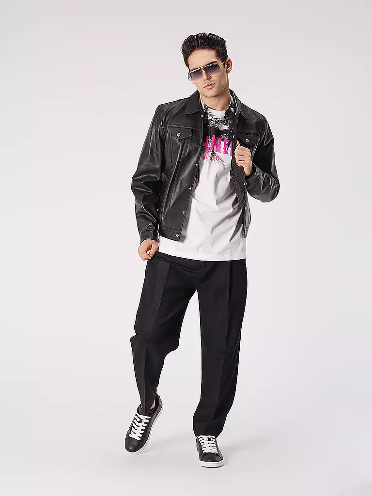 DSQUARED2 | Giacca in pelle DAN JEAN | Nero