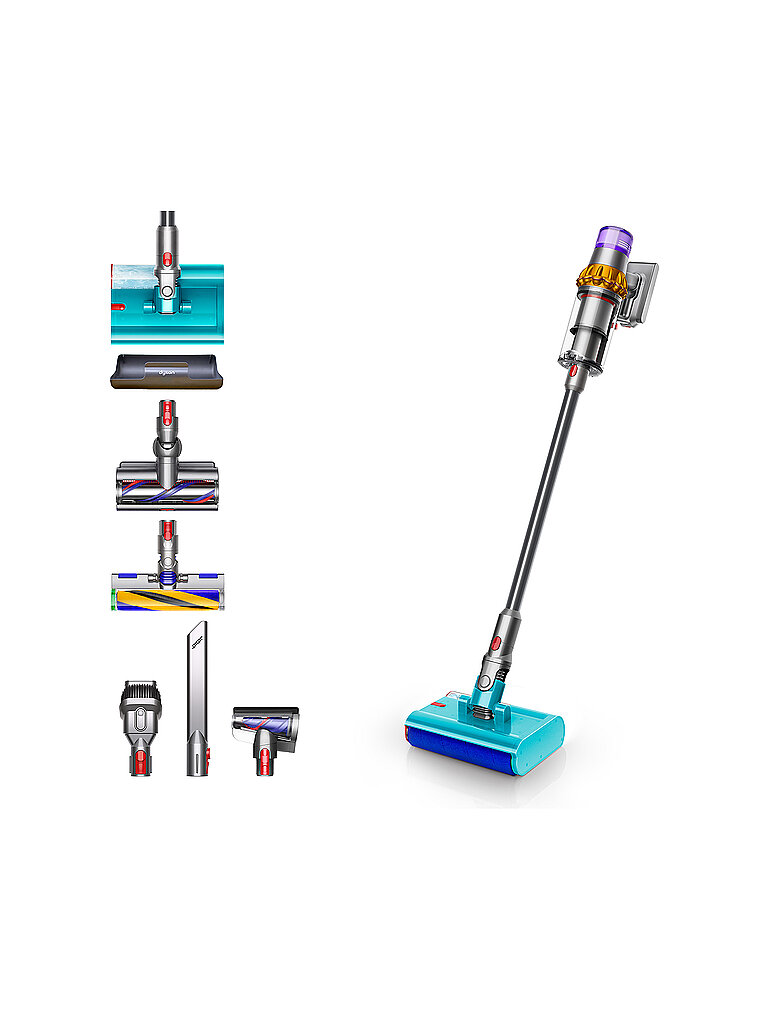 DYSON Aspirapolvere V15s DETECT SUBMARINE Nichel Giallo argento