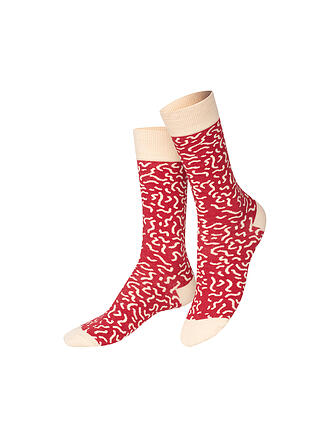 EAT MY SOCKS | Calzini 36-45 SUPREME SALAMI rosso beige