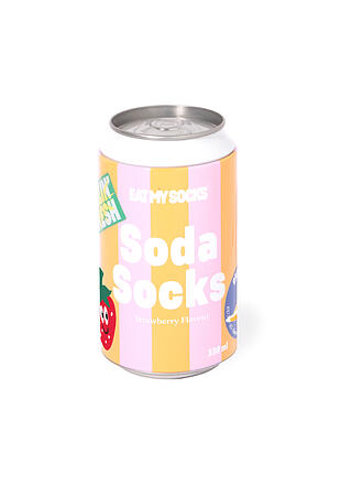 EAT MY SOCKS | Calzini 36-45 SODA STRAWBERRY rosa