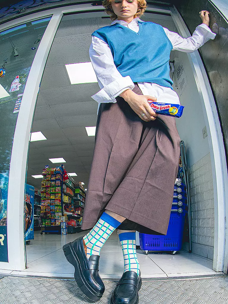 EAT MY SOCKS | Calze 36-45 CHOCO CRUSH rosso rosato marrone | 