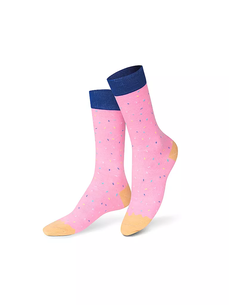 EAT MY SOCKS | Calze 36-45 JOES DONUT STRAWBERRY rosa | Rosa