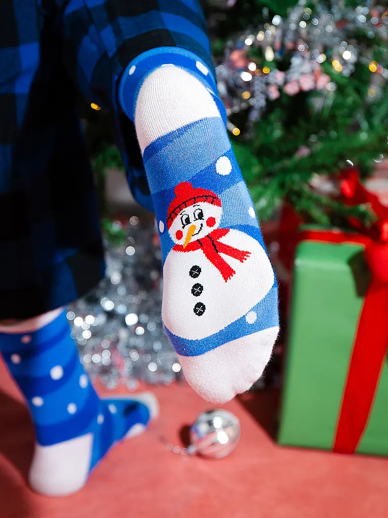 EAT MY SOCKS | Calze 36-45 XMAS PUPAZZO DI NEVE | 