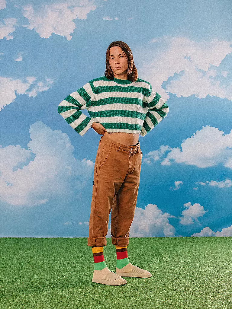 EAT MY SOCKS | Calzini 36-45 CHEESEBURGER rossogialloverde | 