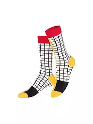 EAT MY SOCKS | Calzini 36-45 FRENCH FRIES giallonerobianco | Bianco