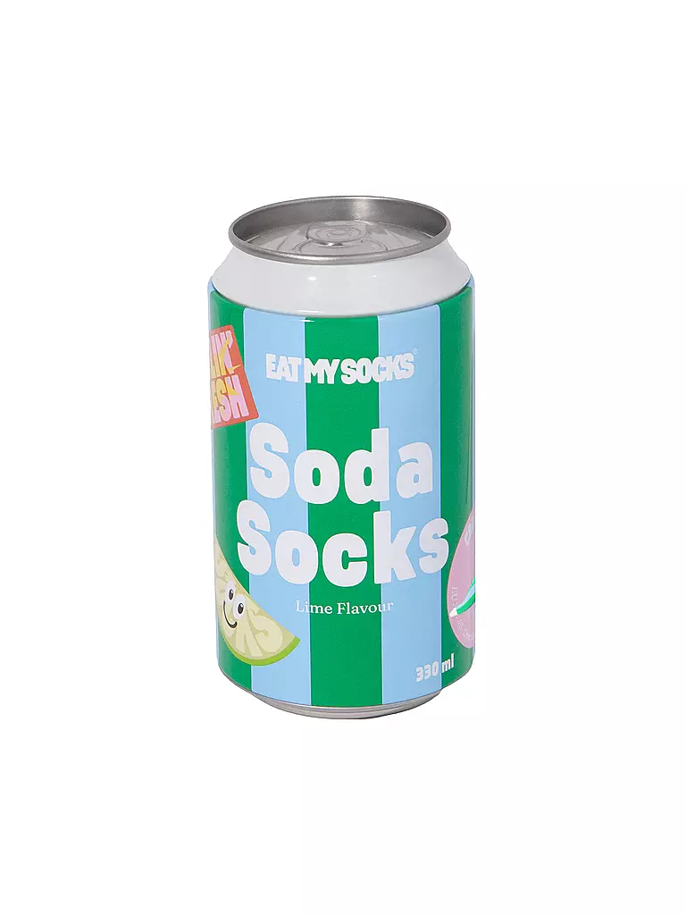 EAT MY SOCKS | Calzini 36-45 SODA LIME verde-azzurro | Multicolore