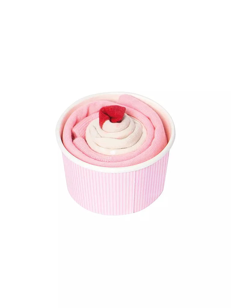 EAT MY SOCKS | Calzini 36-45 STRAWBERRY CUPCAKE rosa | 