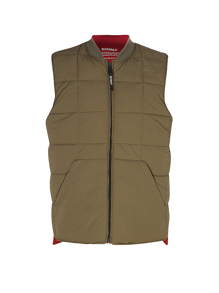 Gilet trapuntato rosso scuro L