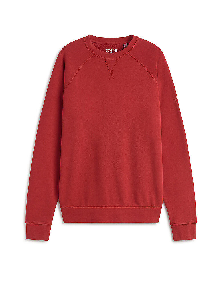 Ecoalf Felpa rosso scuro L