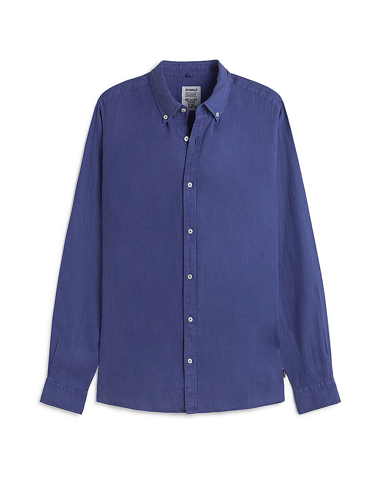 Ecoalf Camicia di lino blu XL