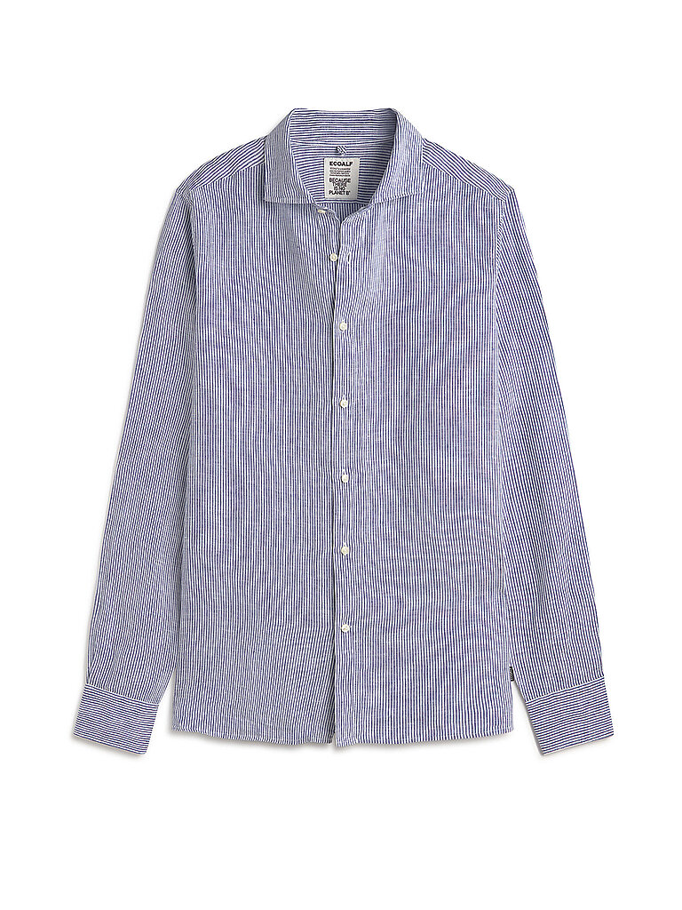 Ecoalf Camicia di lino blu M