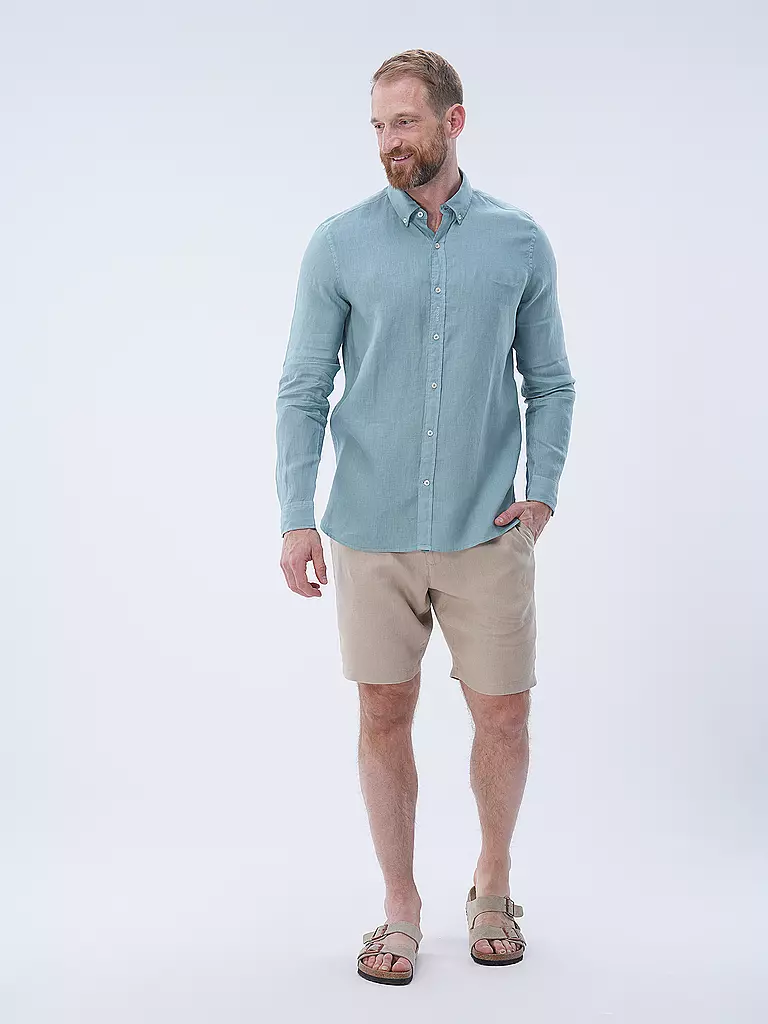 ECOALF | Camicia di lino MALIBUALF | Blu chiaro