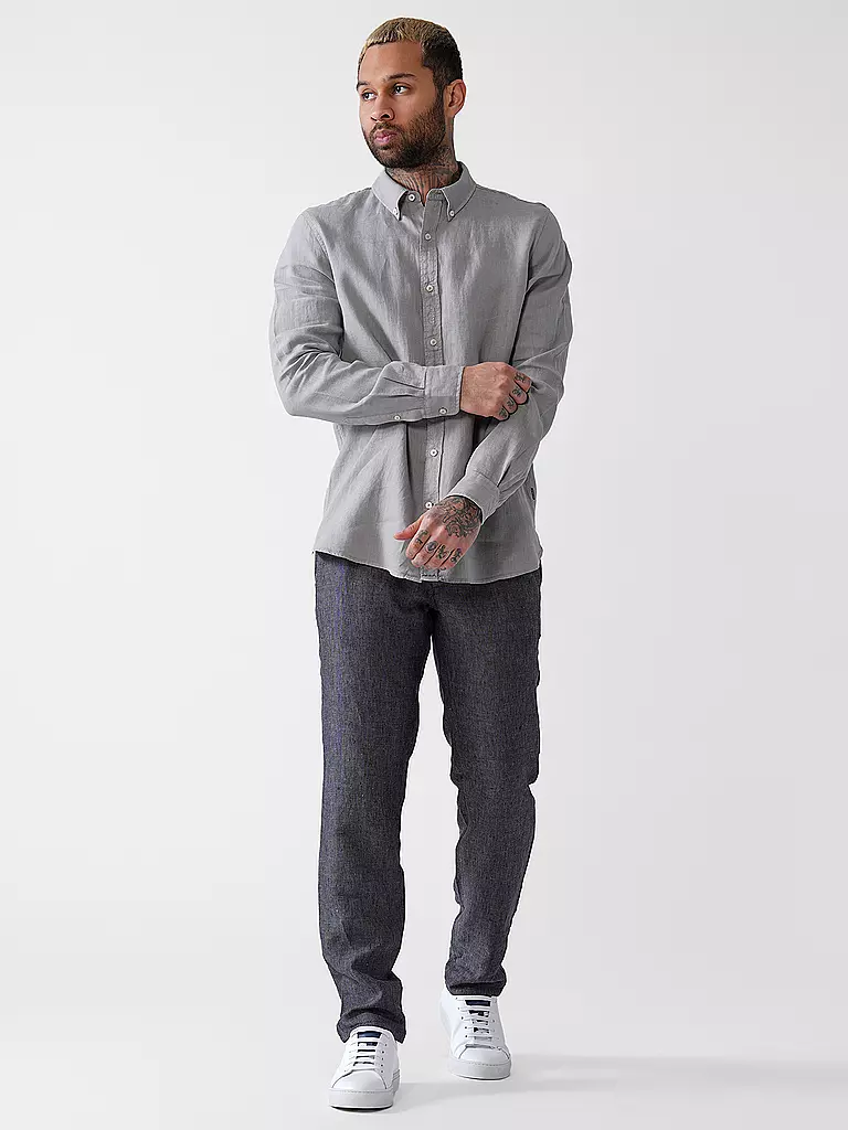 ECOALF | Camicia di lino MALIBUALF | Grigio chiaro