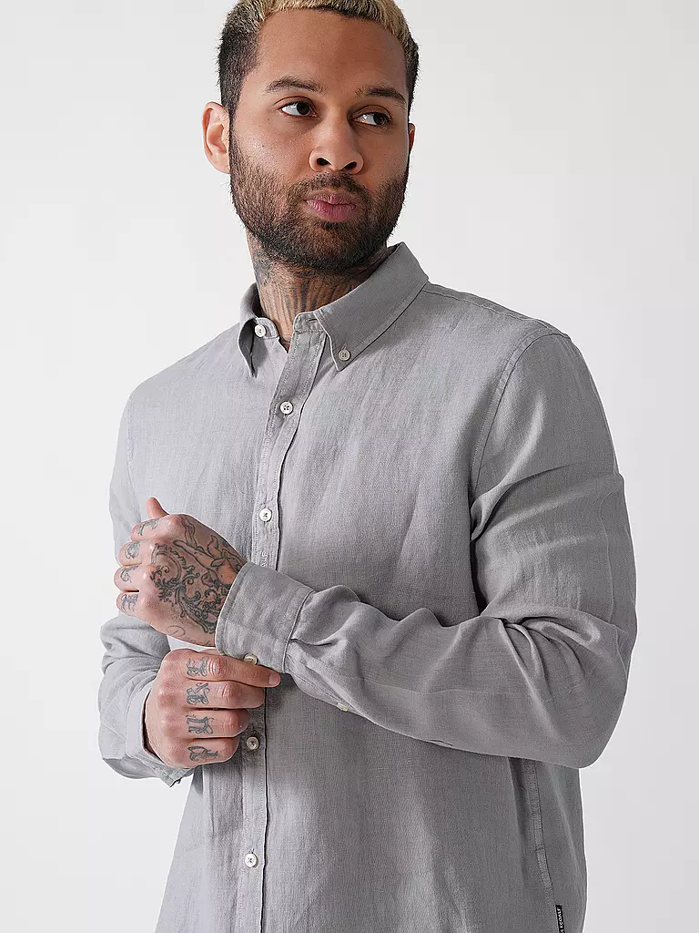 ECOALF | Camicia di lino MALIBUALF | Grigio chiaro