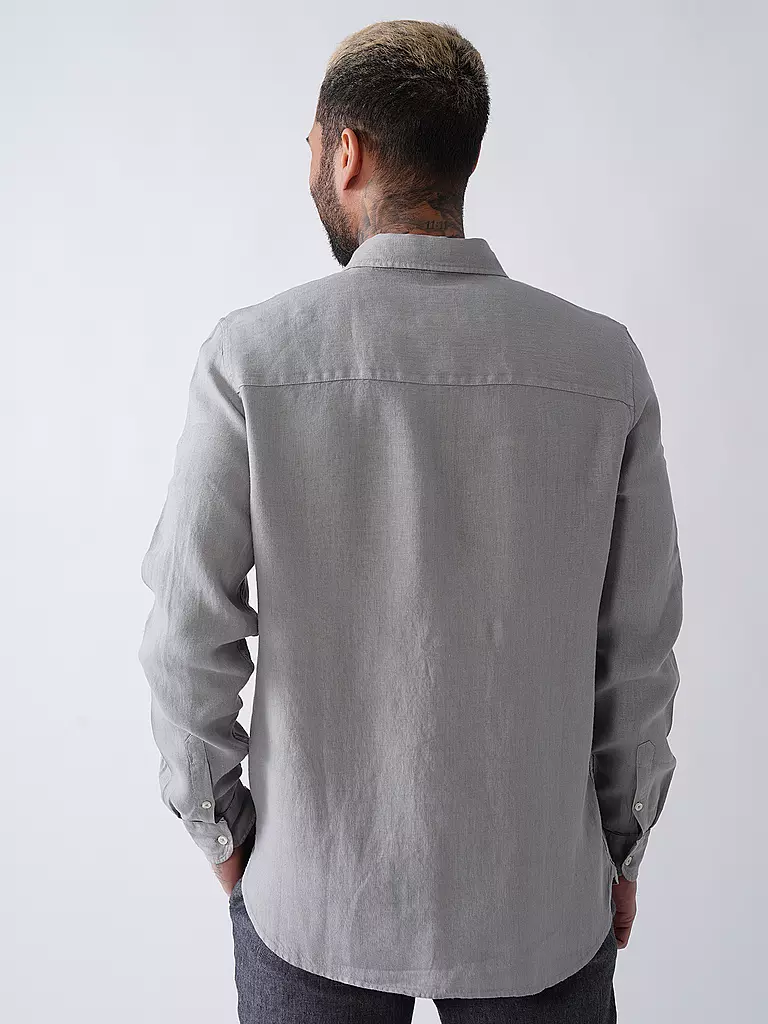 ECOALF | Camicia di lino MALIBUALF | Grigio chiaro