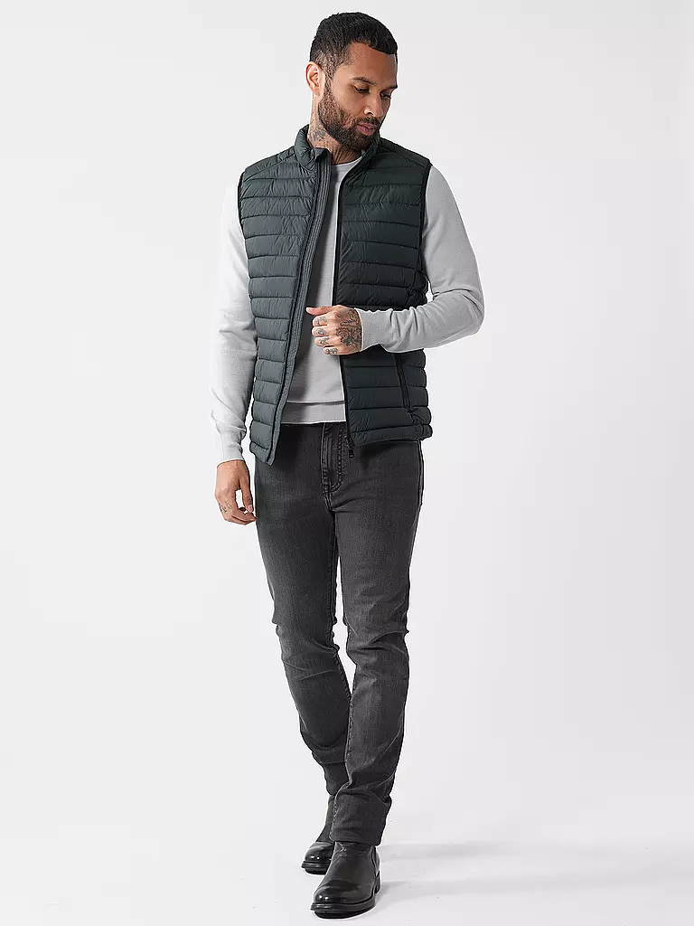 ECOALF | Gilet trapuntato CARDIFFALF | Verde scuro