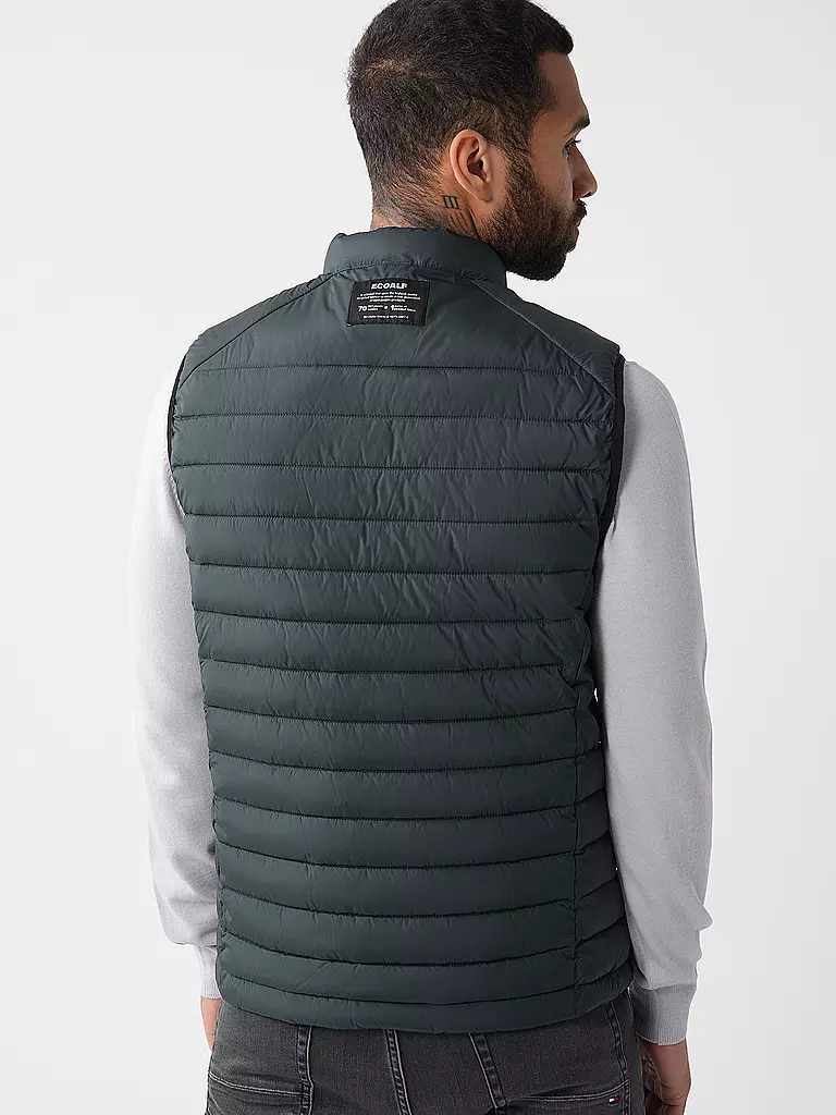 ECOALF | Gilet trapuntato CARDIFFALF | Verde scuro