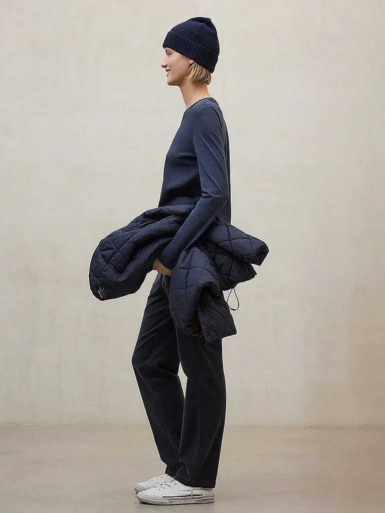 ECOALF | Langarmshirt CALE | Blu scuro