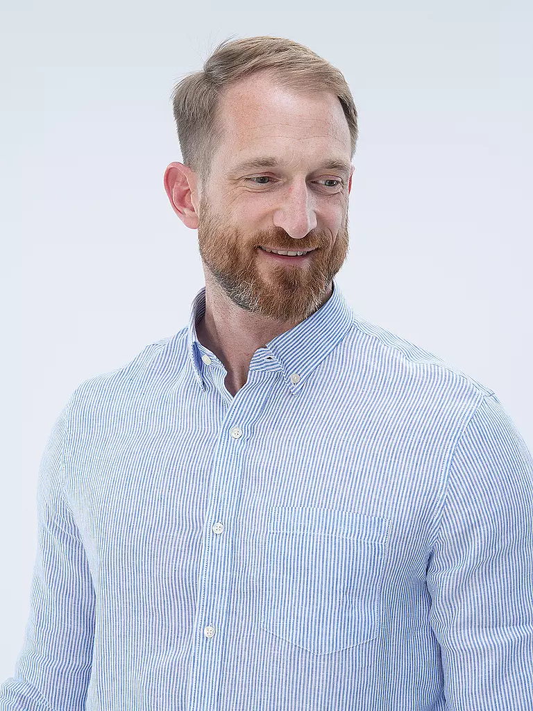 ECOALF | Leinenhemd ADANALF | Blu