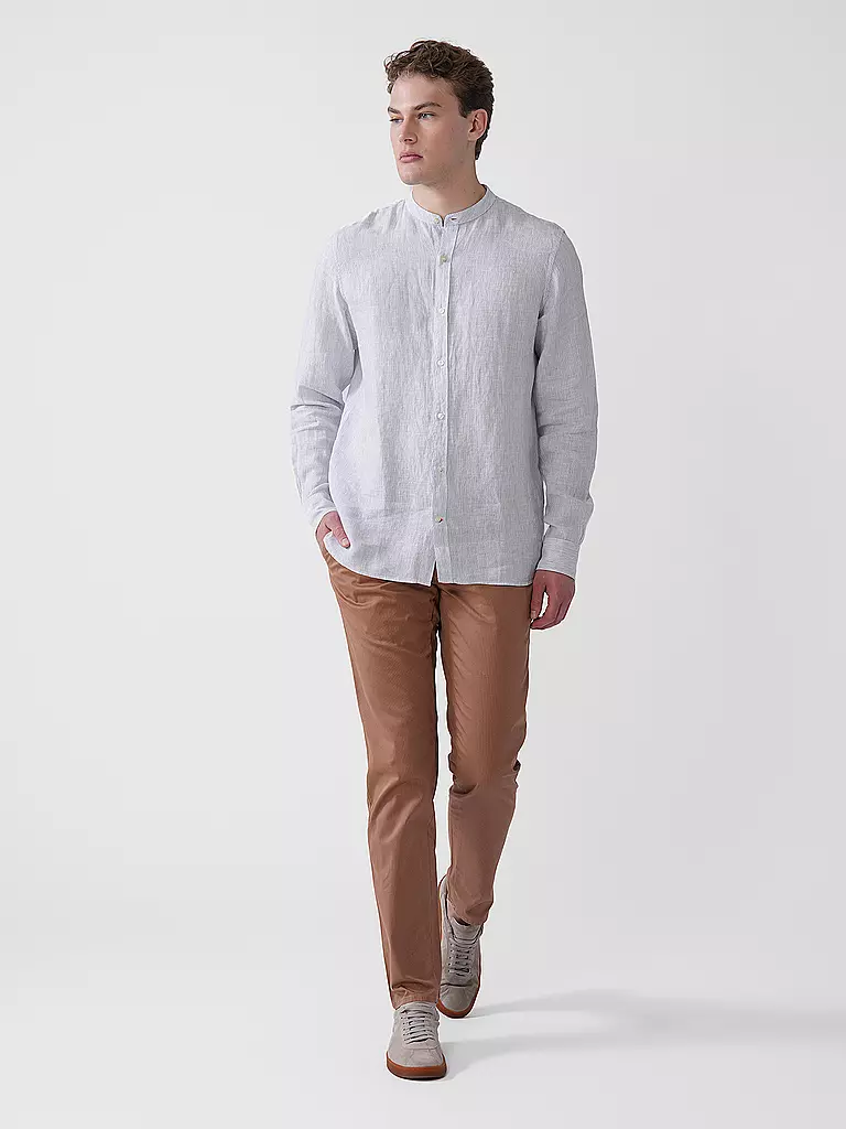 ECOALF | Leinenhemd Regular Fit DAVIDALF  | Bianco