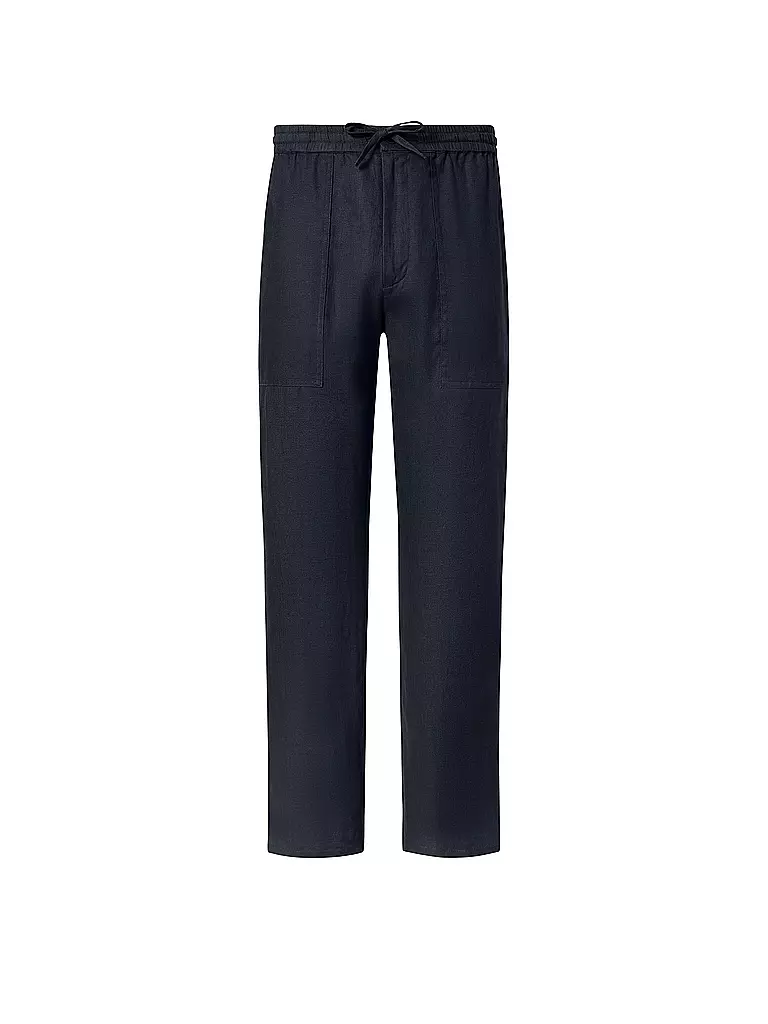 ECOALF | Leinenhose ETHICALF | Blu scuro