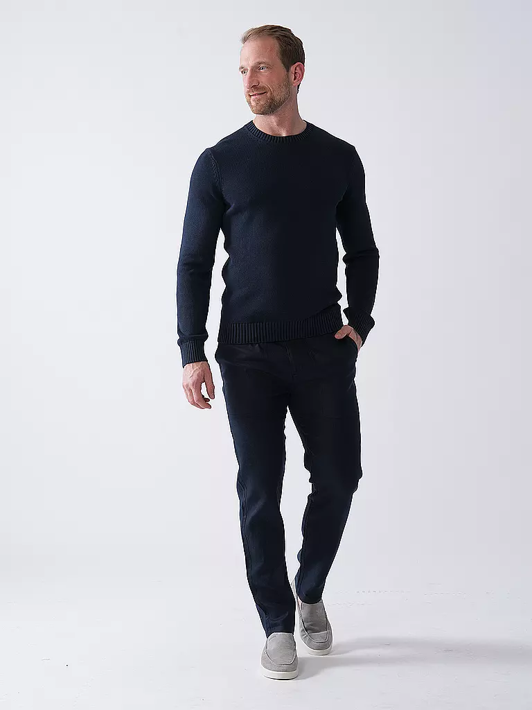 ECOALF | Leinenhose ETHICALF | Blu scuro