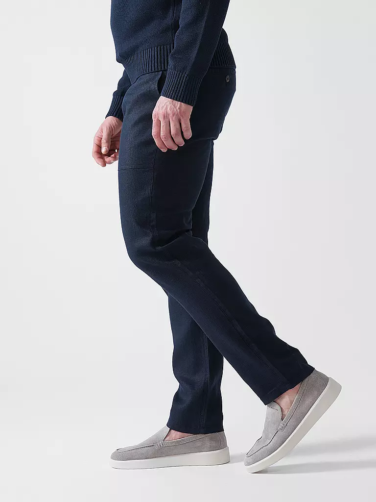 ECOALF | Leinenhose ETHICALF | Blu scuro