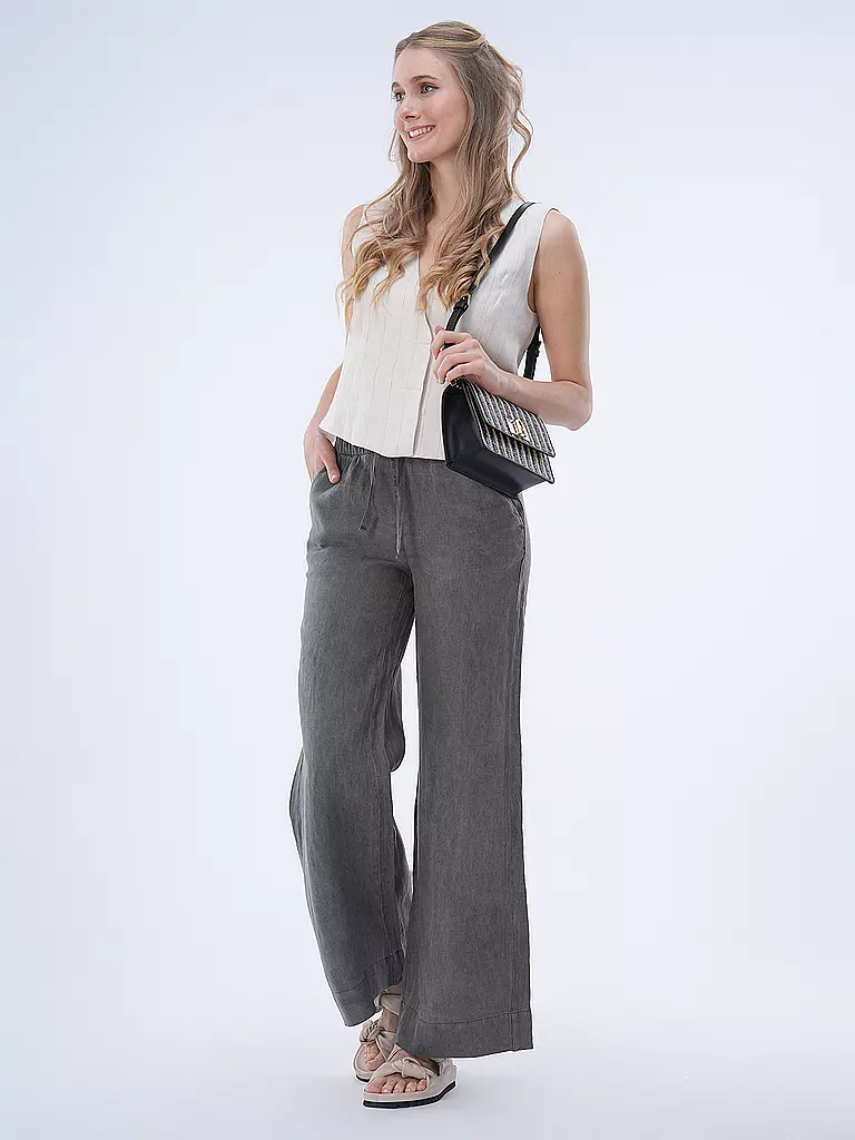 ECOALF | Leinenhose MOSAALF | Grigio