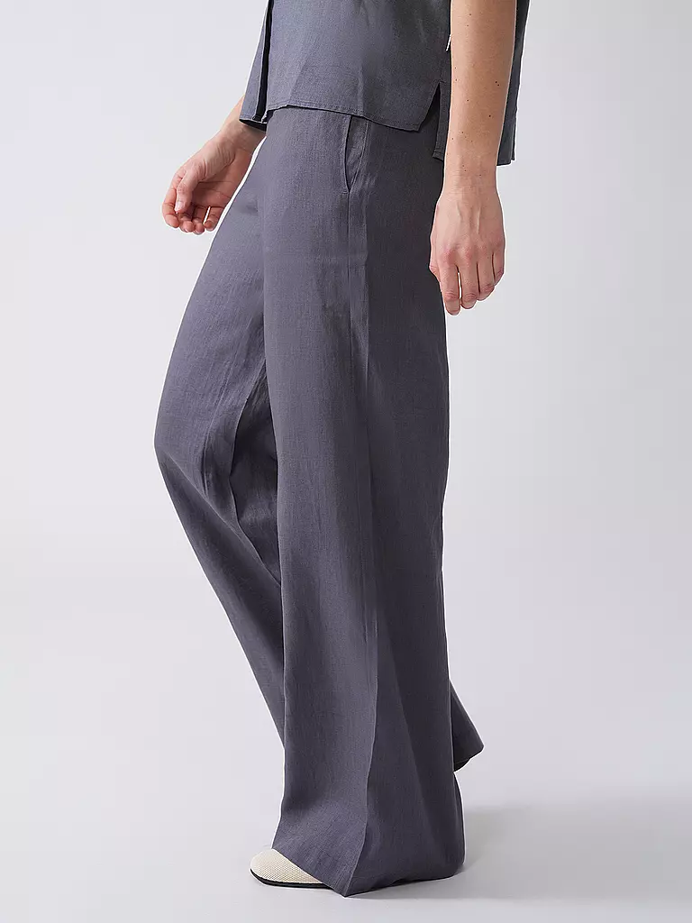 ECOALF | Pantaloni di lino MOSSIALF | Grigio