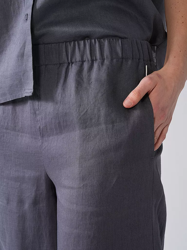 ECOALF | Pantaloni di lino MOSSIALF | Grigio