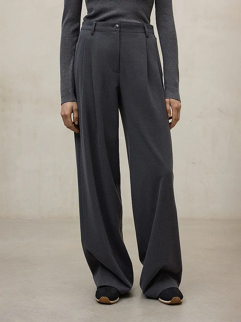 ECOALF | Pantaloni Marlene MIEL | Grigio