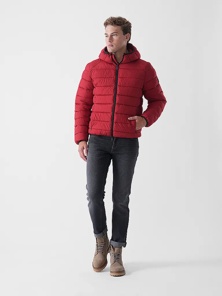 ECOALF | Piumino leggero ASPENALF | Rosso scuro