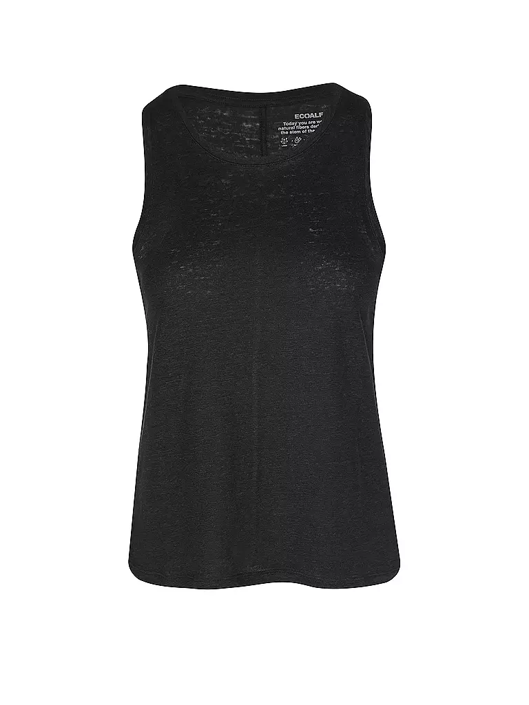 ECOALF | Top in lino HALDENALF | Nero