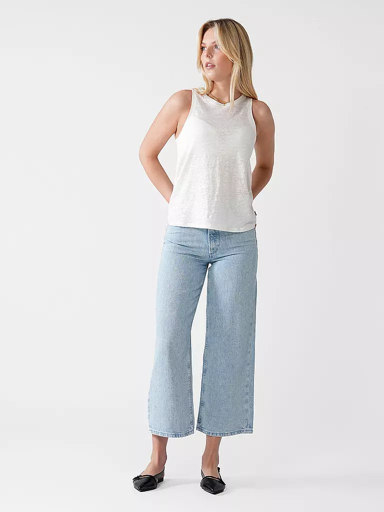 ECOALF | Top in lino HALDENALF | Bianco