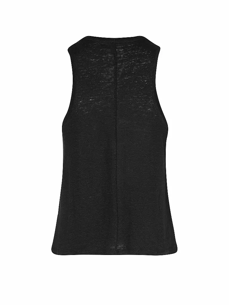 ECOALF | Top in lino HALDENALF | Nero