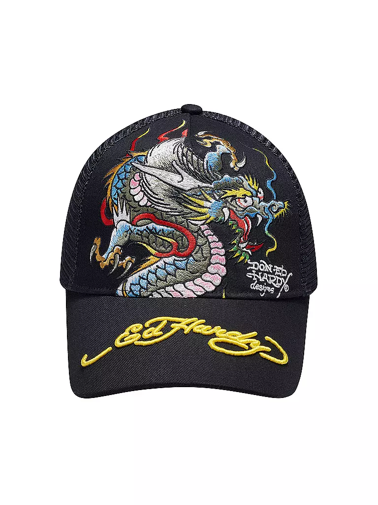 ED HARDY | Kappe GIANT DRAGON  | Nero