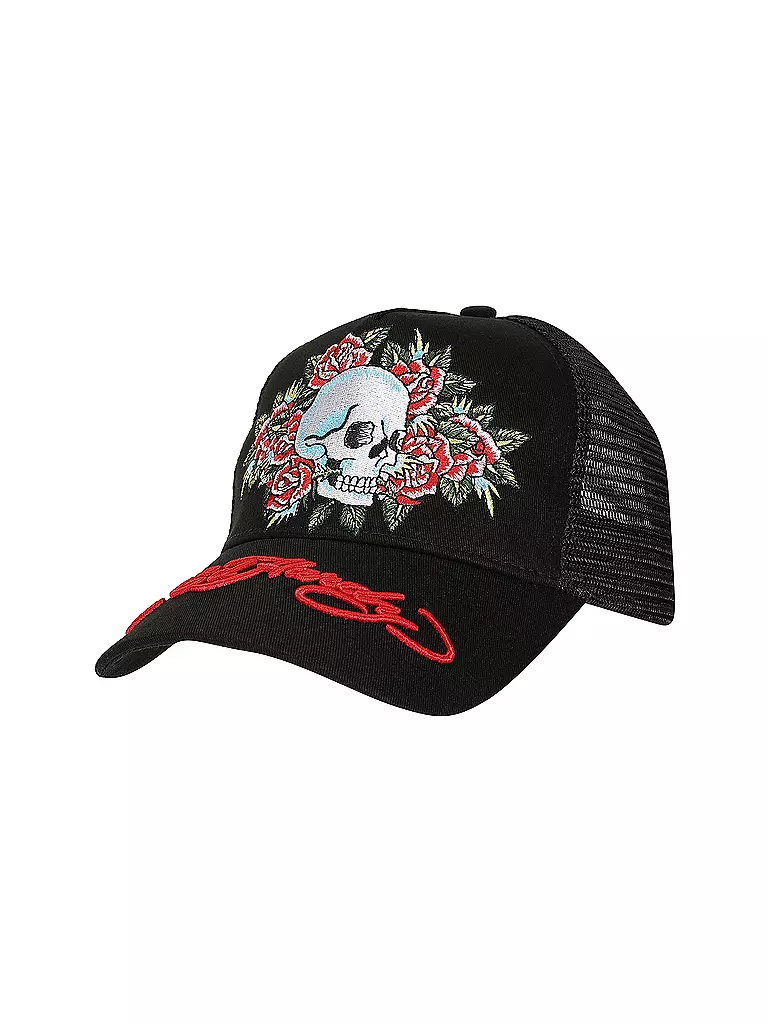 ED HARDY | Kappe SKULL-ROSE | Nero