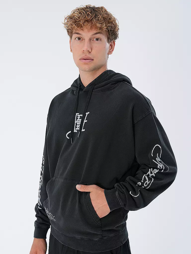 ED HARDY | Kapuzensweater - Hoodie LOVE DIES HARD  | Nero