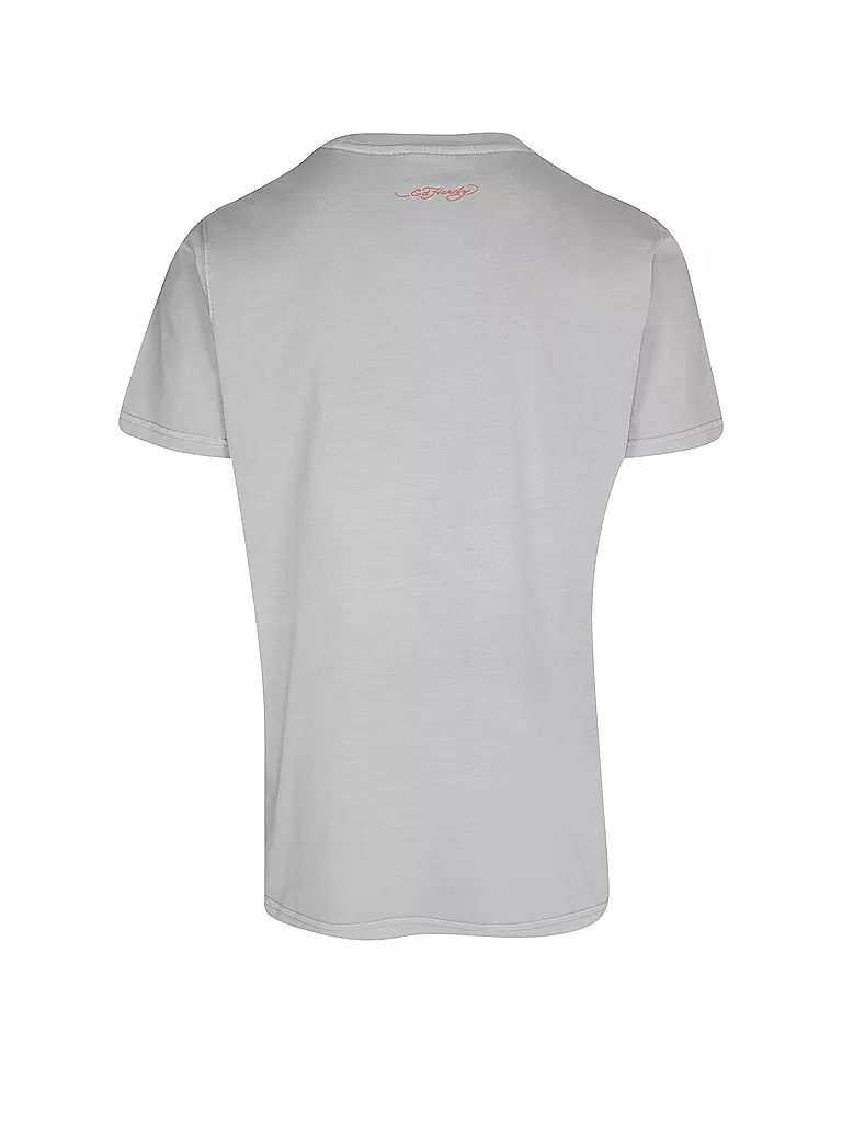 ED HARDY | T-Shirt TIGER VINTAGE | Grigio chiaro