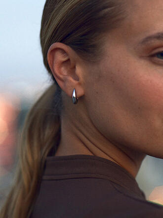 EDBLAD | Orecchini CREST HOOPS Small Steel