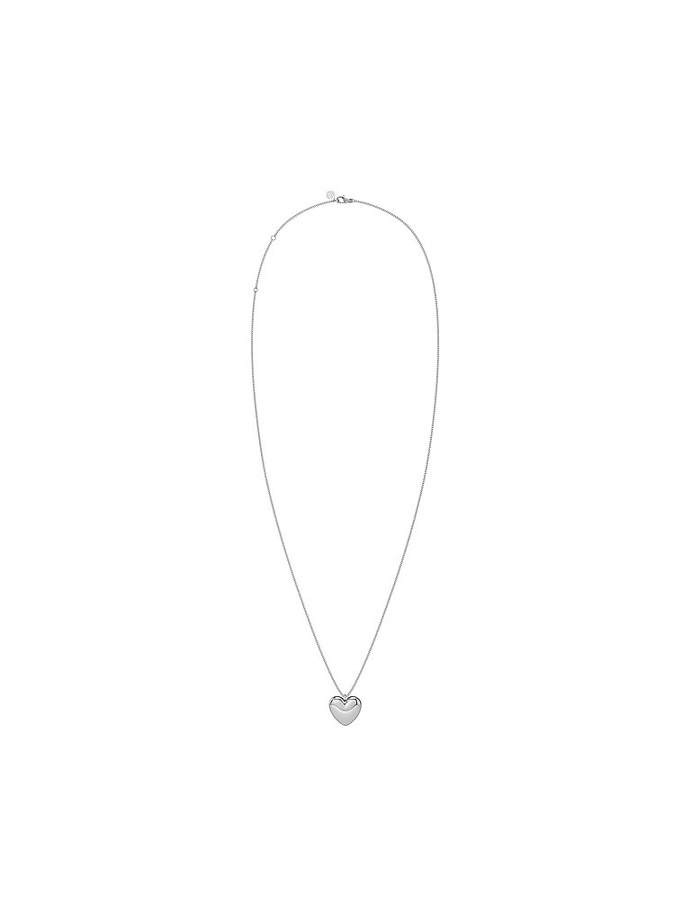 Collana BARLEY NECKLACE Large Steel argento