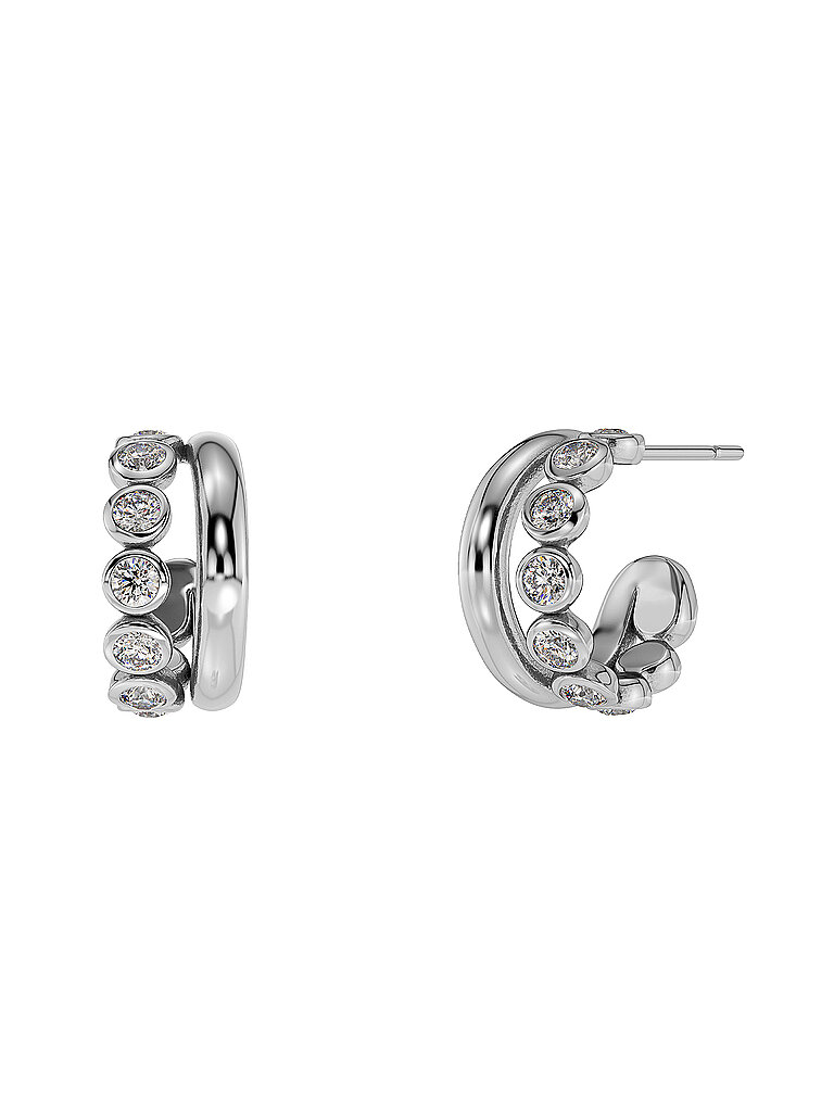 Orecchini GRACE Small steel argento