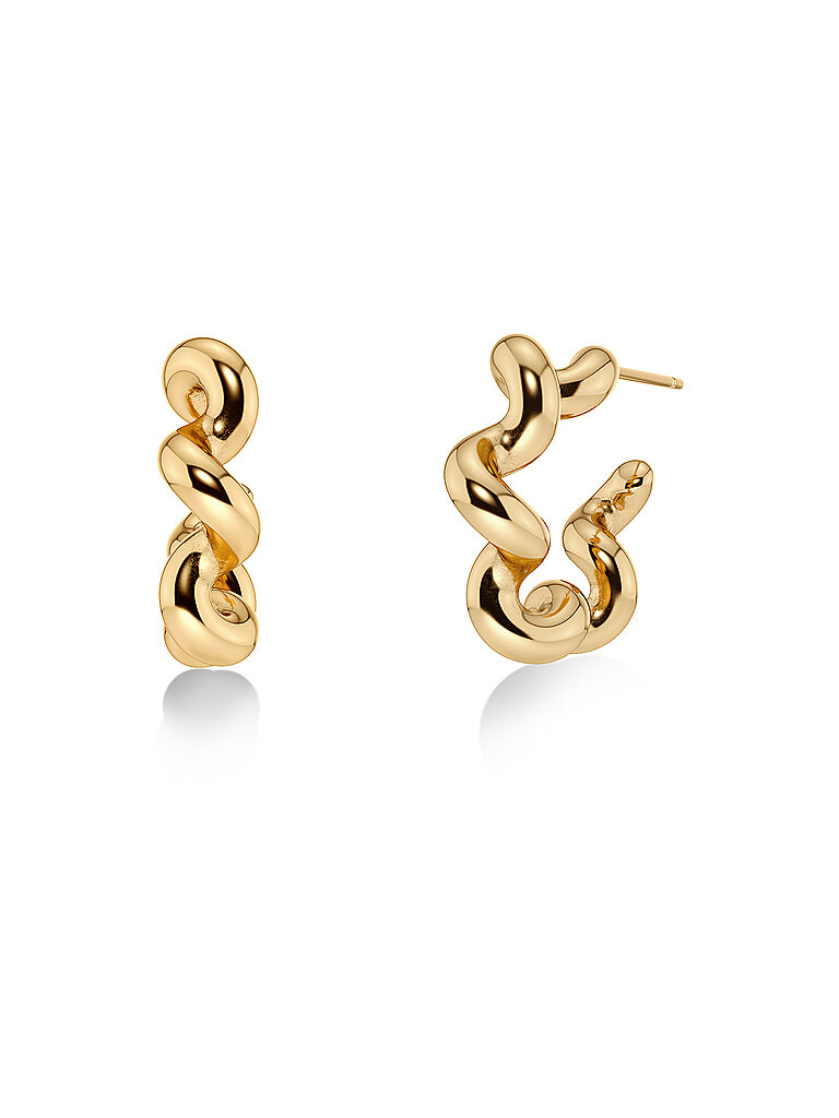 Orecchini SPIRAL HOOPS Large Gold oro