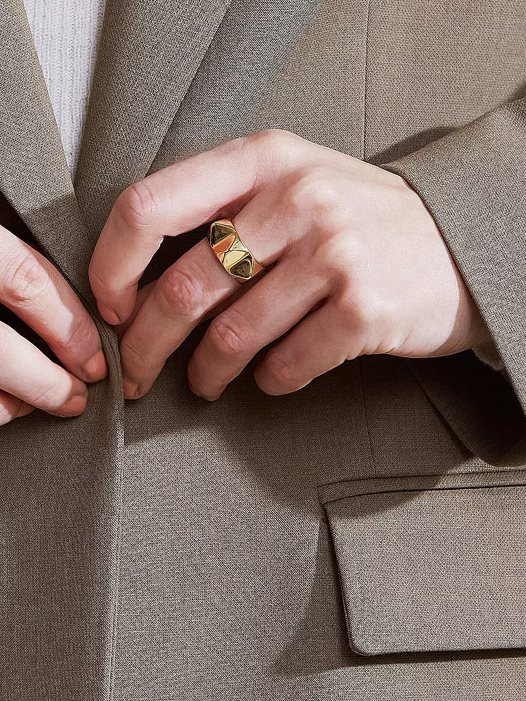 EDBLAD | Anello PEAK RIVET Oro | Oro