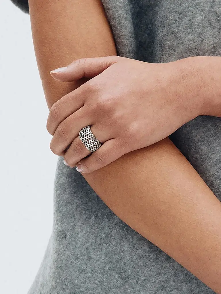 EDBLAD | Anello VIVA RING Steel | Argento