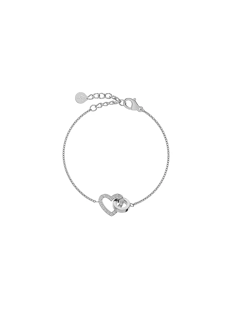 EDBLAD | Armband ETERNAL HEART BRACELET Steel | Argento